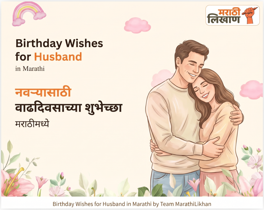 Birthday Wishes for Husband in Marathi