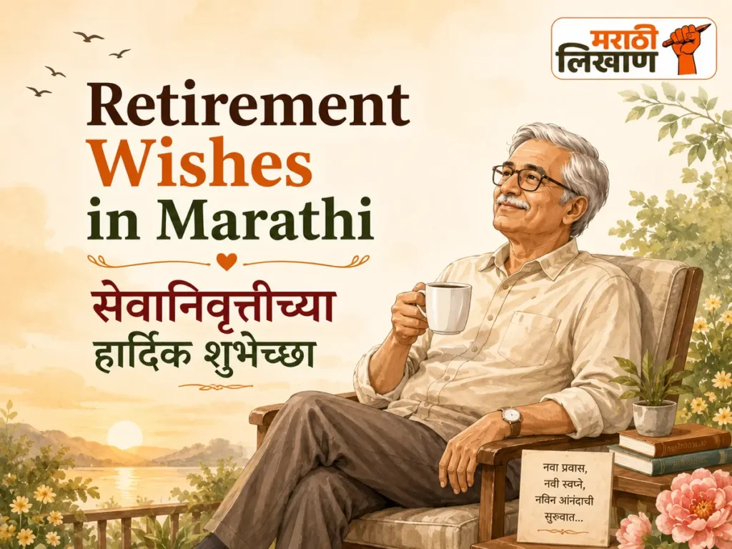 Retirement Wishes in Marathi by Team MarathiLikhan