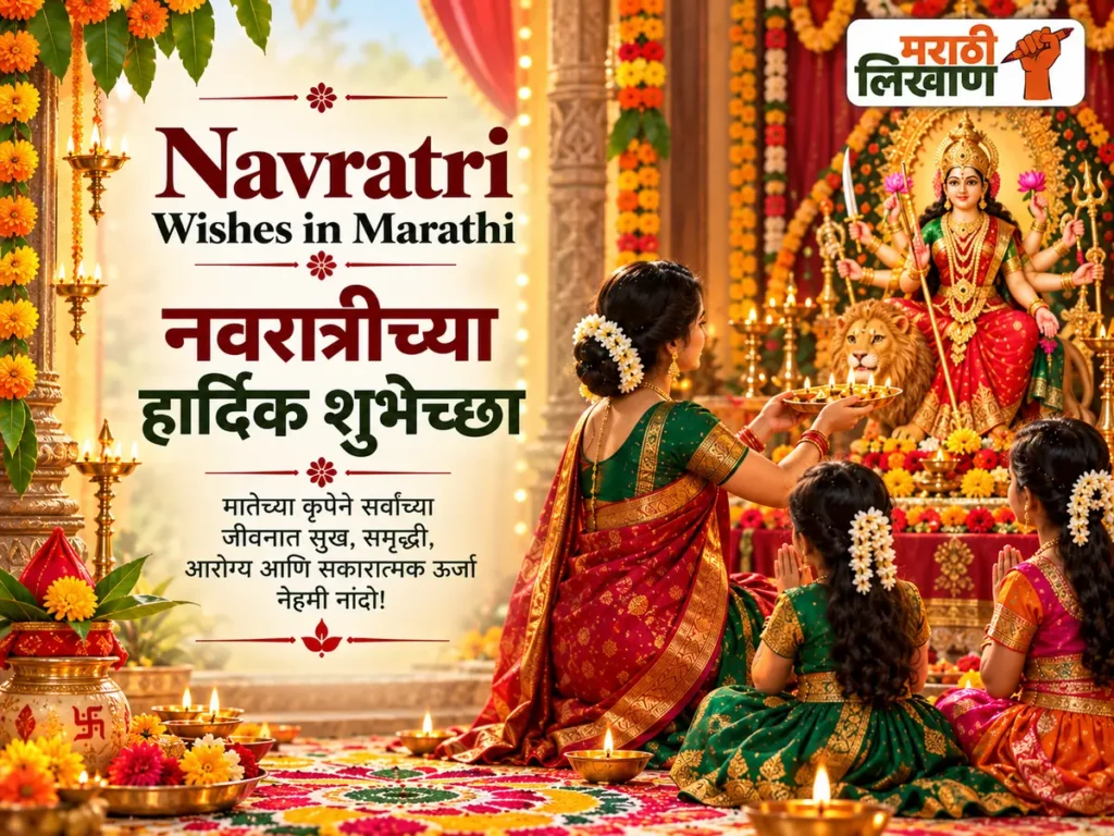 Navratri Wishes in Marathi