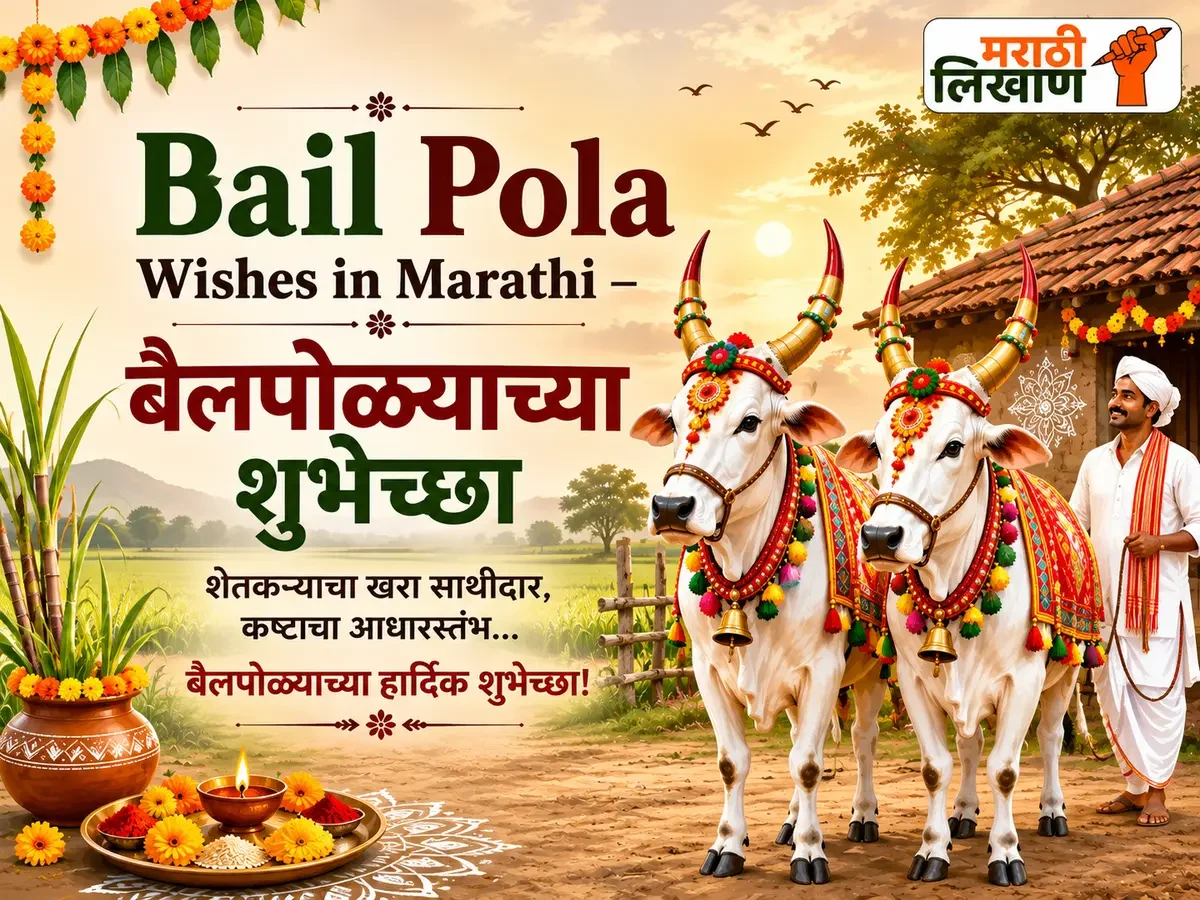 Bail Pola Wishes in Marathi