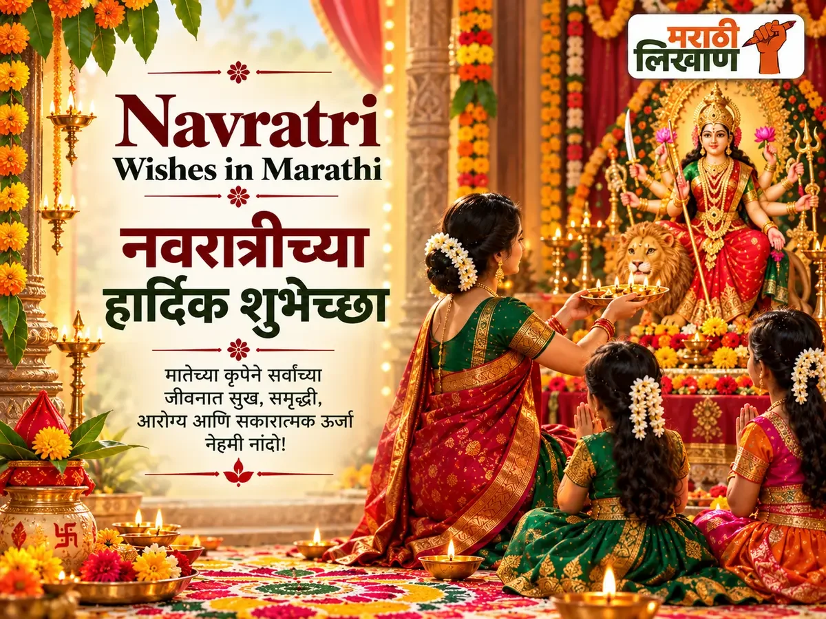 Navratri Wishes in Marathi